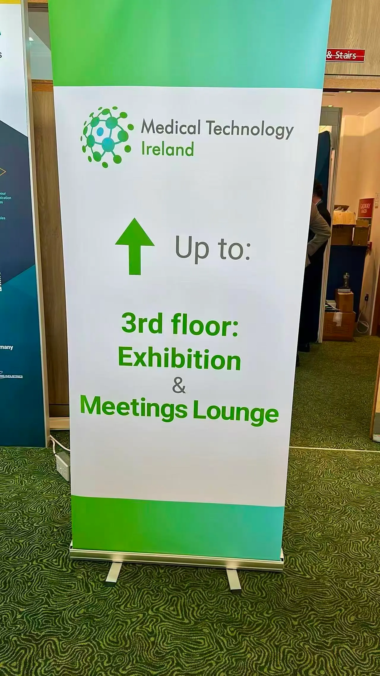 Medical Technology Ireland signage at Galway Racecourse